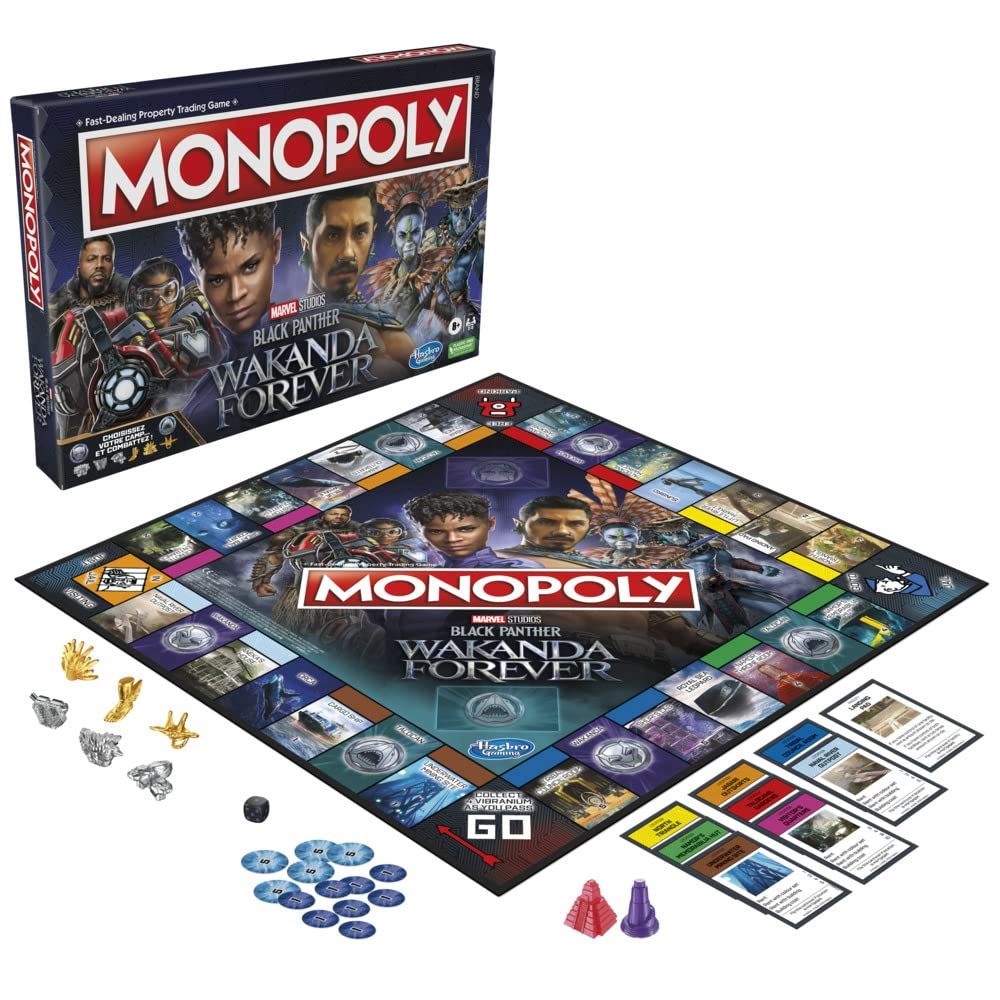 Monopoly - Black Panther Wakanda Forever Edition /Boardgames