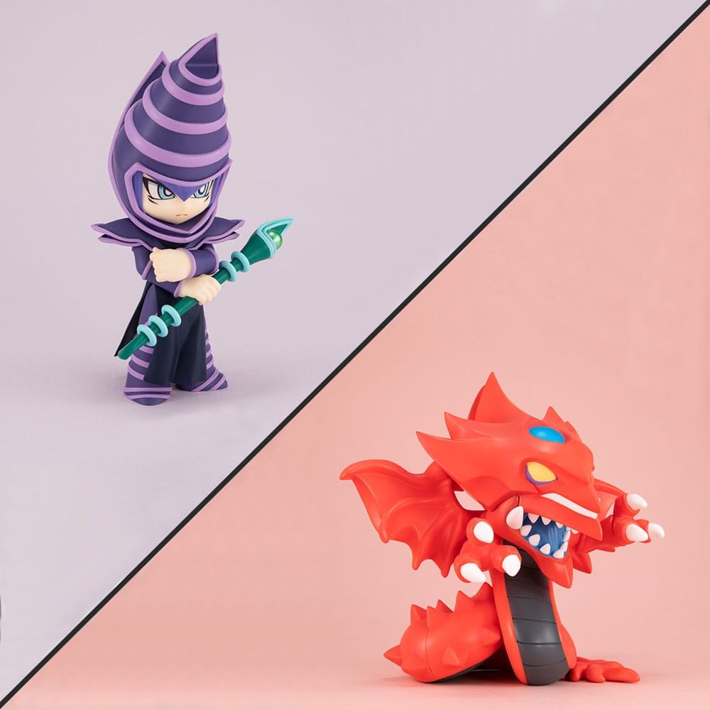 Yu-Gi-Oh! Duel Monsters Megatoon PVC Slifer Sky Dragon & Dark Magician