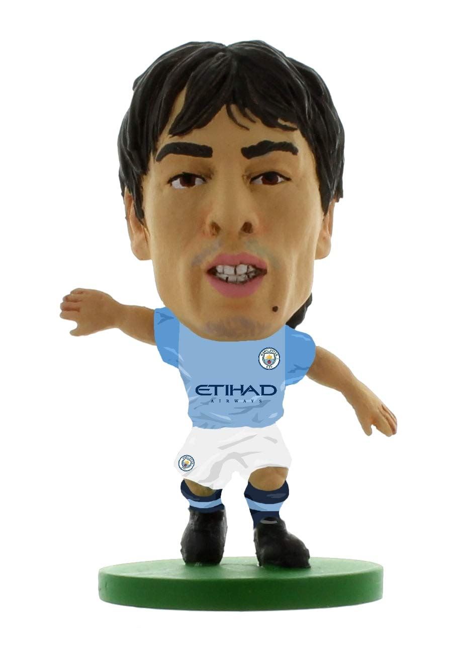 Soccerstarz - Man City David Silva - Home Kit (2019 version)