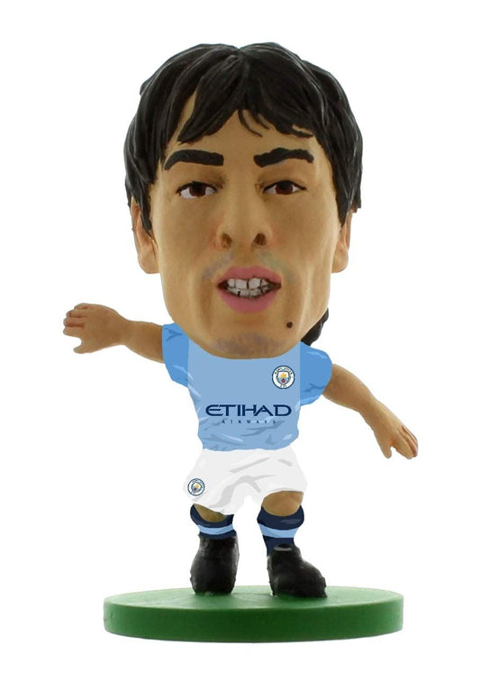 Soccerstarz - Man City David Silva - Home Kit (2019 version)