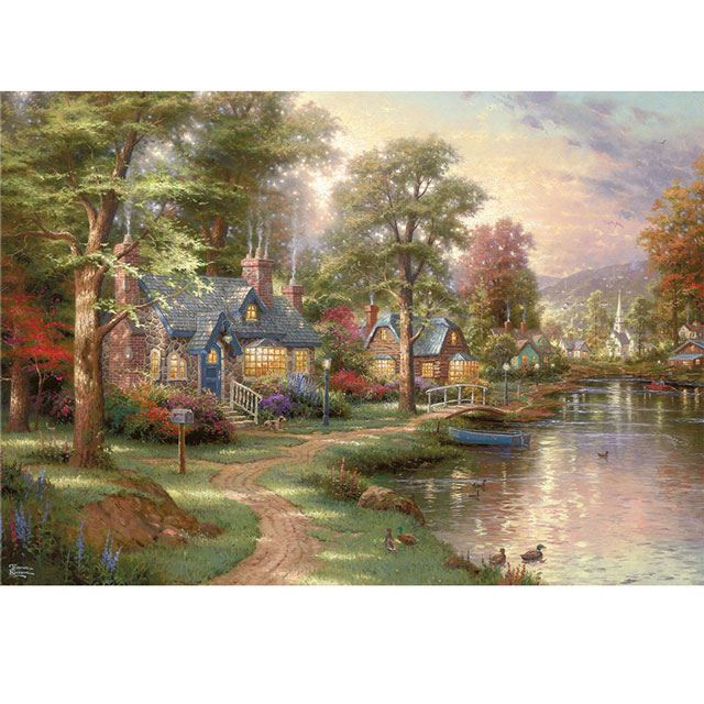 Thomas Kinkade: Hometown Lake (1500pc)