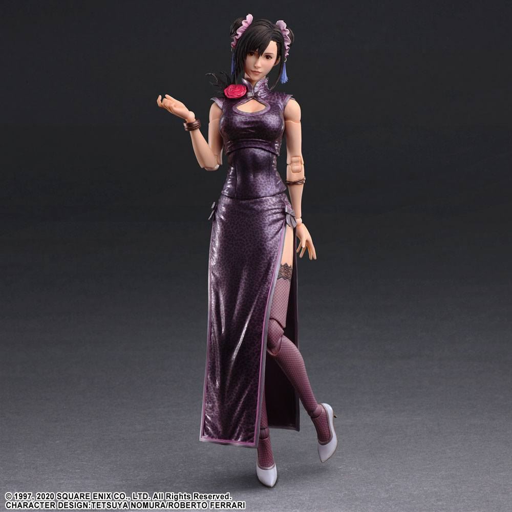 Final Fantasy VII Remake Play Arts Kai Figure Tifa Lockhart Sporty Dress 25cm