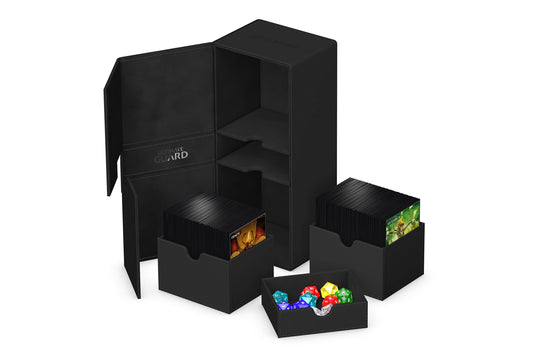 Ultimate Guard Twin Flip`n`Tray 266+ Xenoskin Black