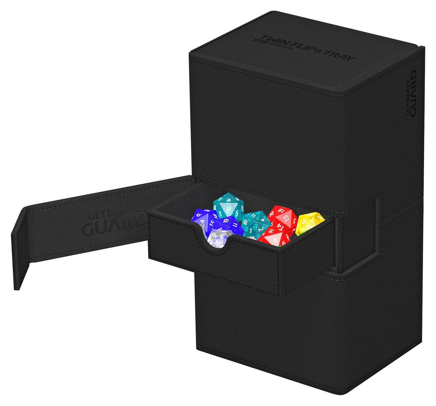 Ultimate Guard Twin Flip`n`Tray 200+ XenoSkin Monocolor Black