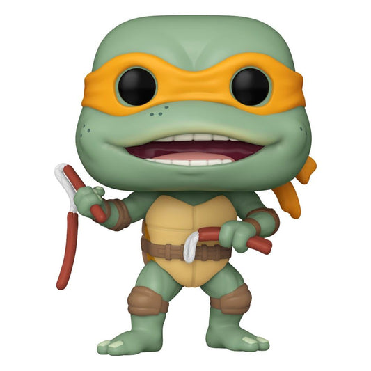 TMNT POP Movies Figure Michelangelo Sausage Link Nunchucks 9cm
