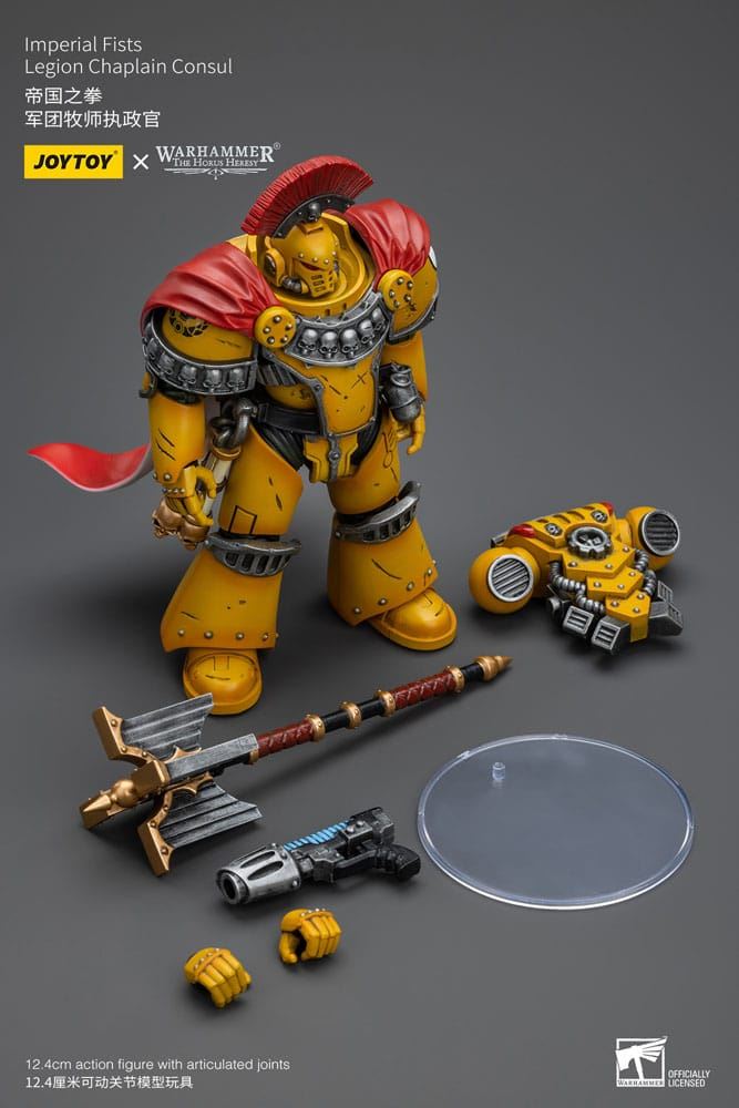 Warhammer Horus Heresy Imperial Fists Legion Chaplain Consul 12cm