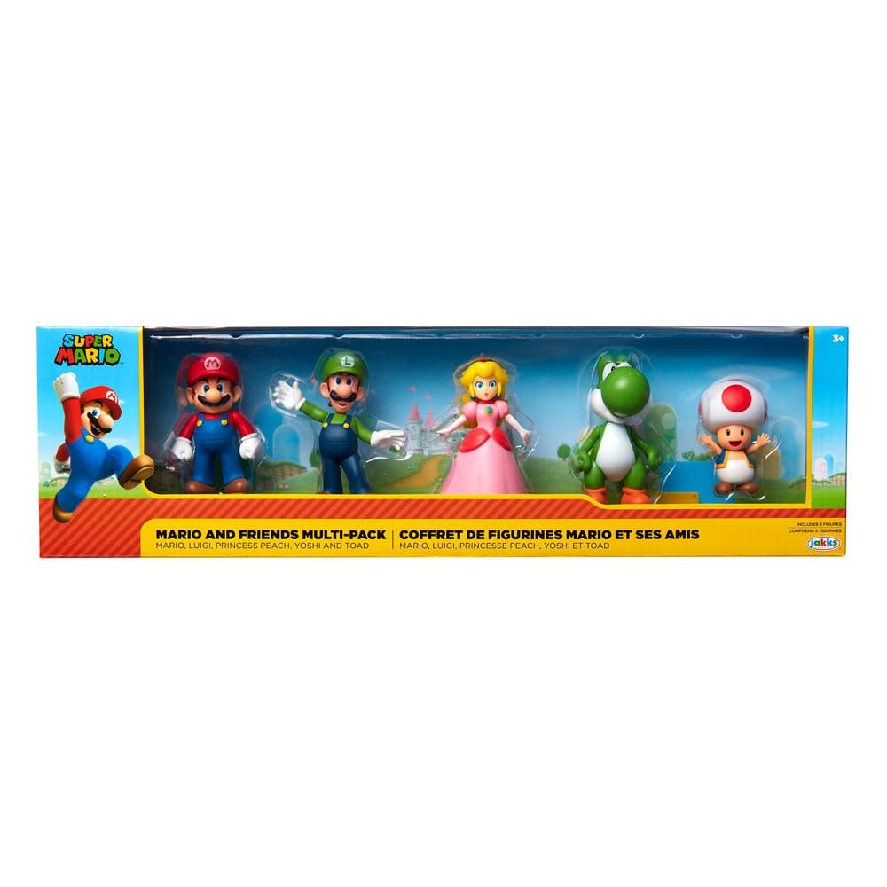 World of Nintendo : Super Mario and Friends 5 pack /toys
