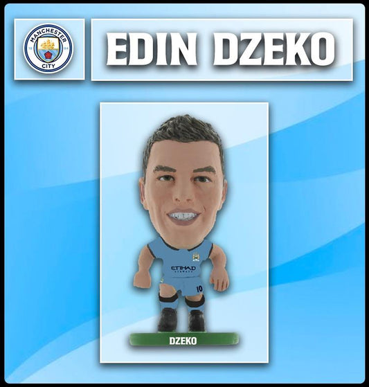 SoccerStarz - Man City Edin Dzeko - Home Kit (2015 version)