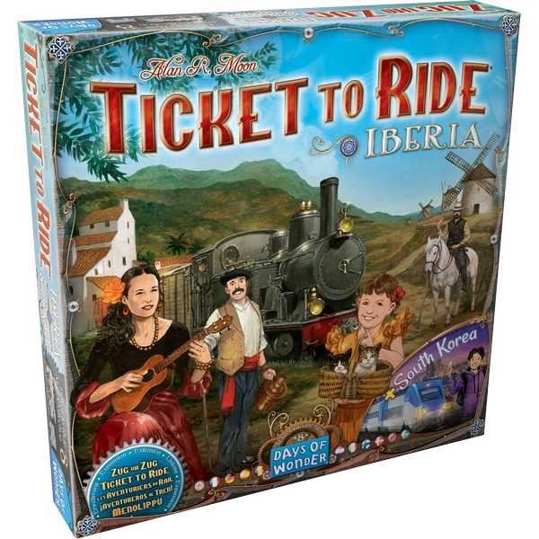 Ticket To Ride Map Collection 8: Iberia & South Korea