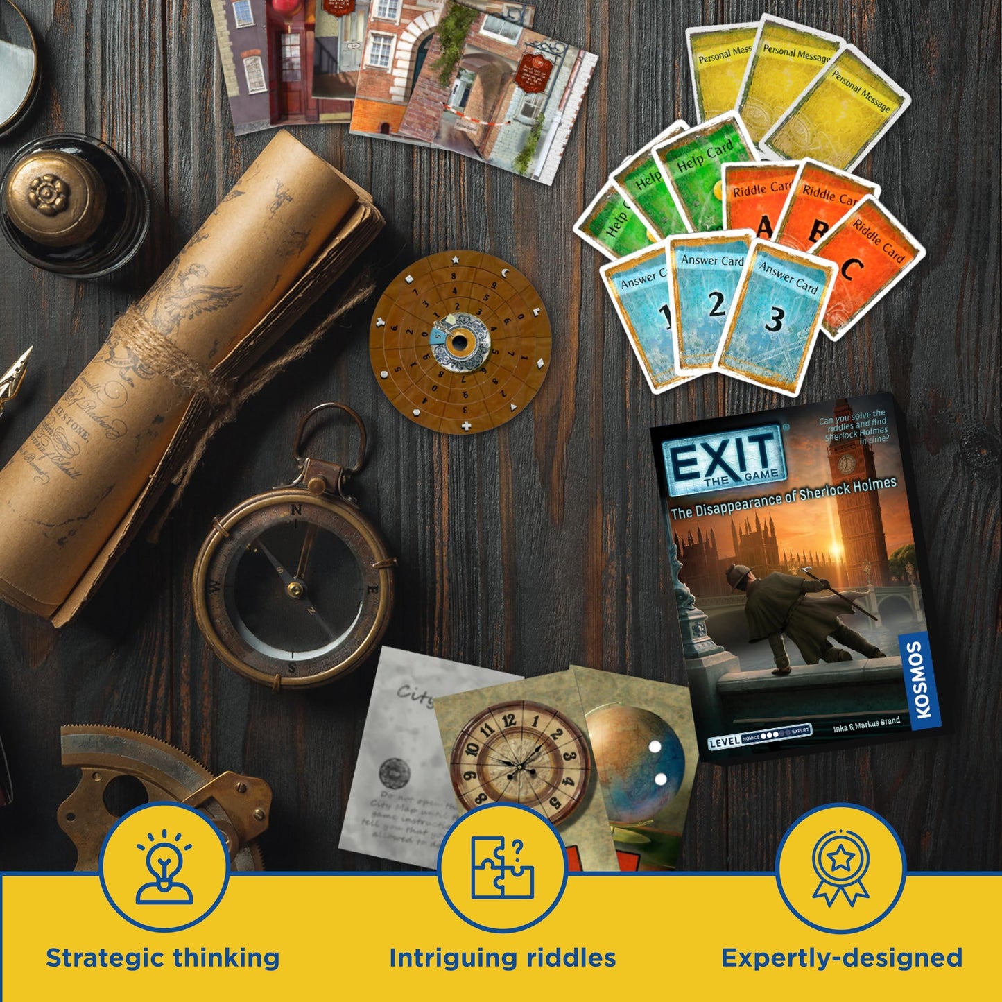 EXiT: The Disappearance of Sherlock Holmes /Boardgames