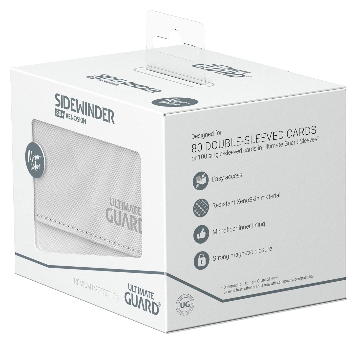 Ultimate Guard Sidewinder 80+ XenoSkin Monocolor White