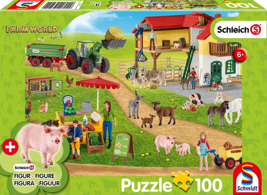 Schleich: The Farmers' Market (100pc) inc. 1 figure