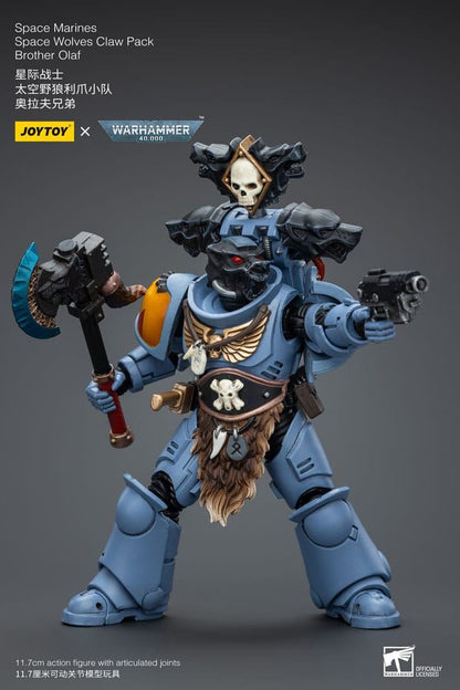 Warhammer 40k Action Figure 1/18 Space Marines Space Wolves Claw Pack Brother Ol