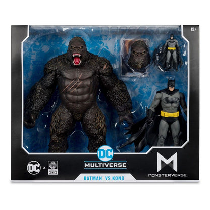 DC Justice League Monsterverse DC Multiverse Action Figures 2-Pack Batman & Kong