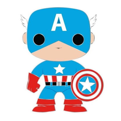 Funko - POP! Pin: Marvel (Captain America) POP! /Figures