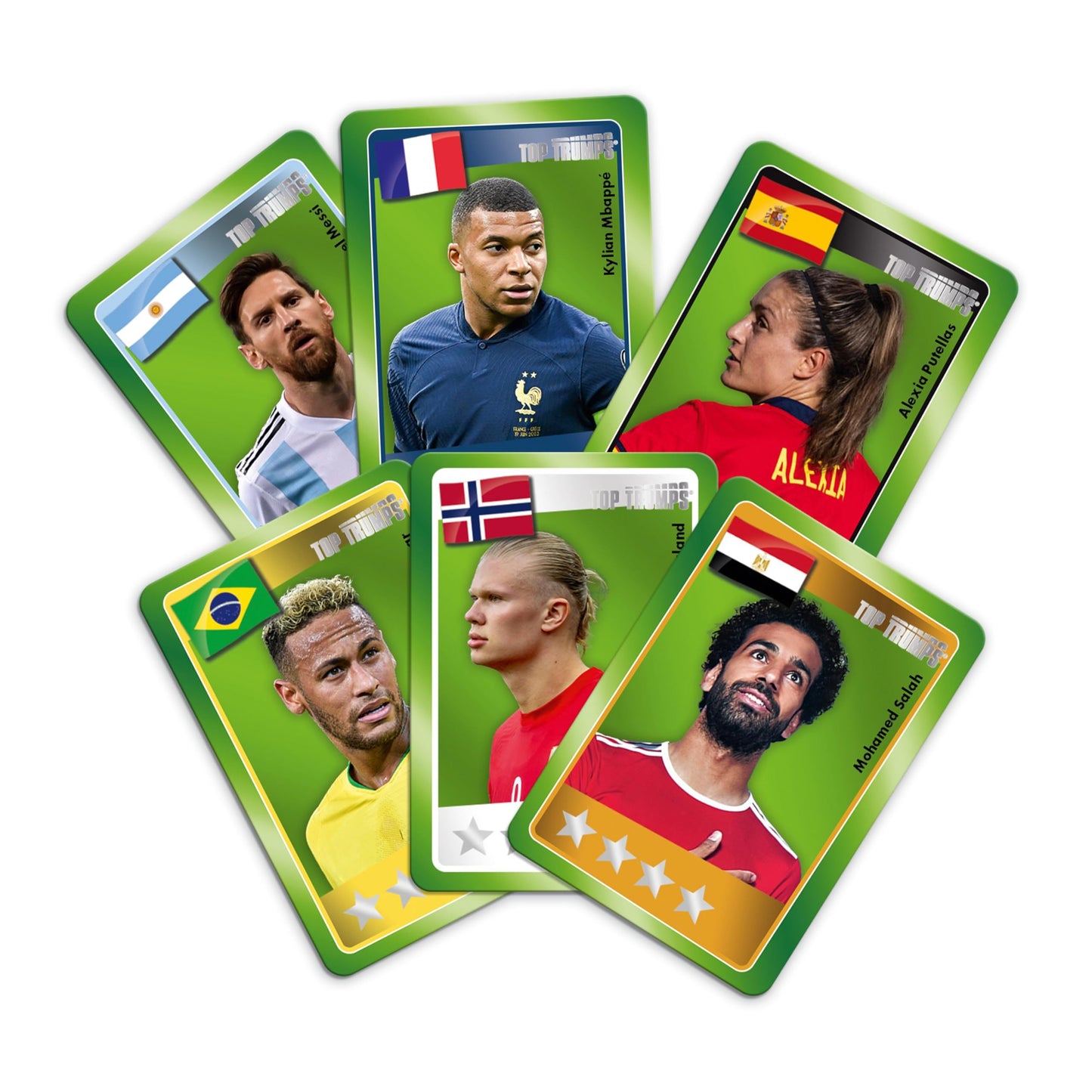 Top Trumps Match :World Football Stars Green 2024 /Boardgames