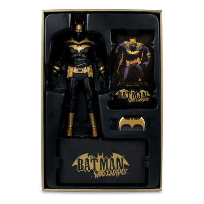 DC Multiverse Batman of Earth-22 Infected Dark Metal Knightmare Gold Label 18cm