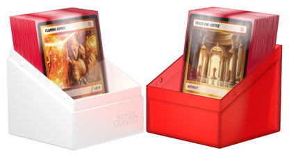 Ultimate Guard Boulder Deck Case 100+ SYNERGY Red/White