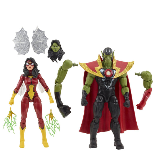Marvel Legends Avengers Beyond Earth's Mightiest Skrull Queen & Super Skrull