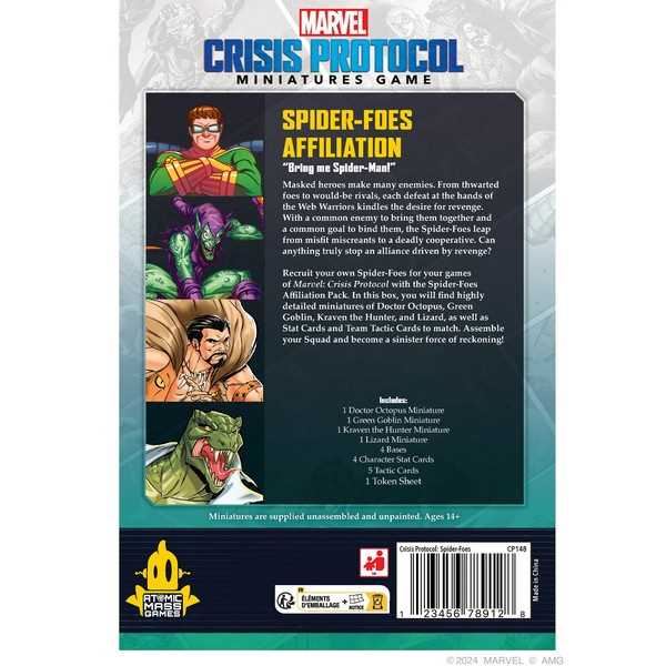 Spider Foes Affiliation Pack: Marvel Crisis Protocol