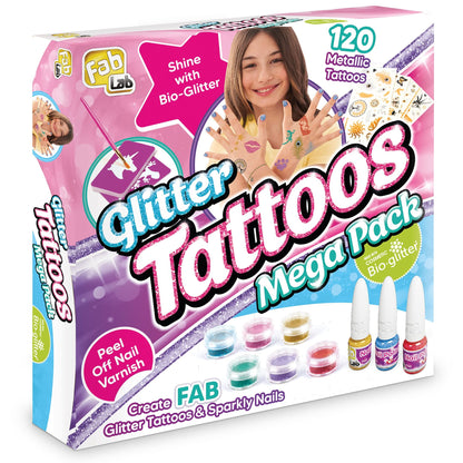 FabLab - Glitter Tattoos Mega Pack /Toys