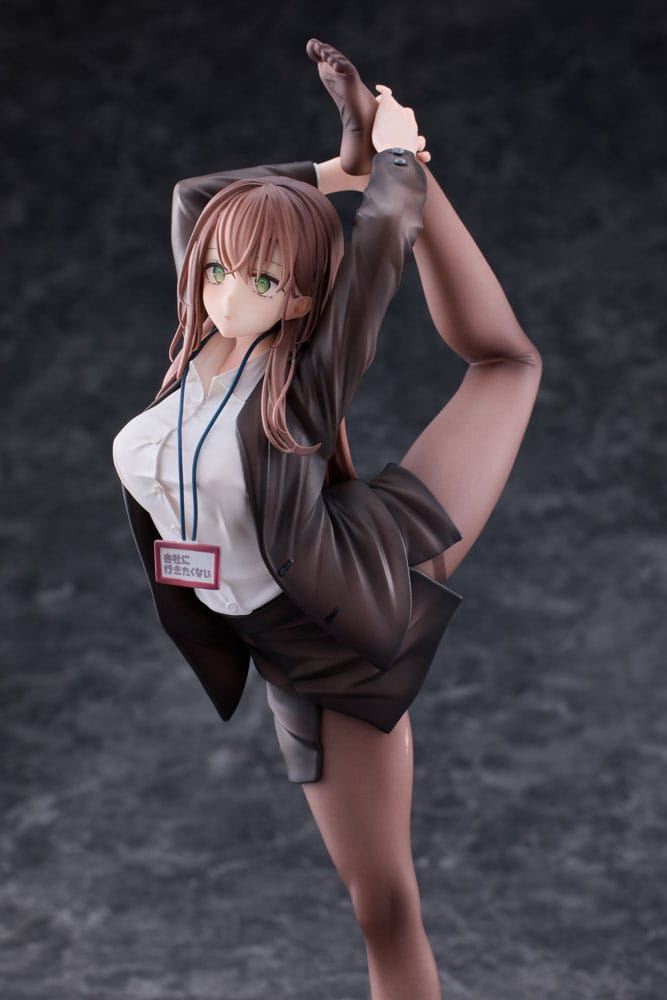 Original Character PVC Statue 1/6 OL-chan Who Doesn't Want to Go to Work White V