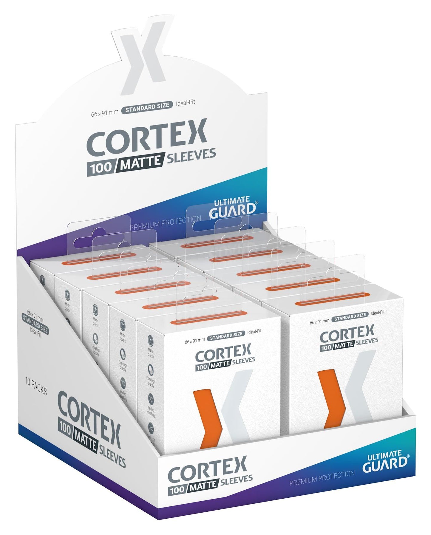 Ultimate Guard Cortex Sleeves Japanese Size Matte Orange (60)