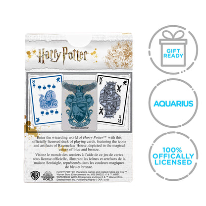 Aquarius Harry Potter Playing Cards Ravenclaw, Multicolor, 52441
