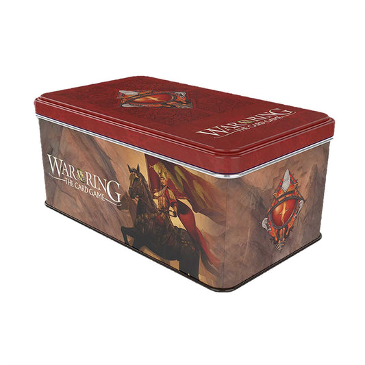 Shadow Card Box & Sleeves (Red Bannerman version): War of the Ring The Card Game