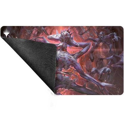 MTG: Duskmourn Playmat Mythic Cycle Black