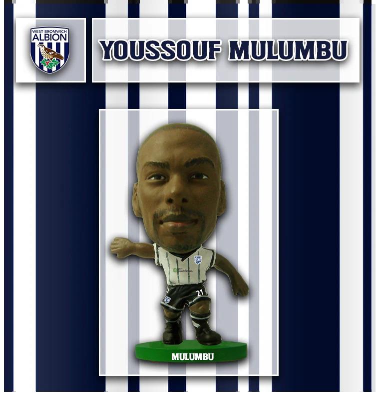 SoccerStarz West Bromwich Albion FC Youssuf Mulumbu Home Kit