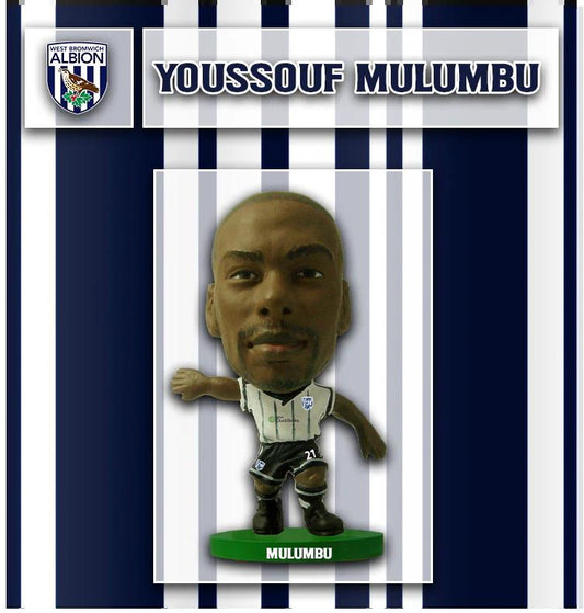 SoccerStarz West Bromwich Albion FC Youssuf Mulumbu Home Kit