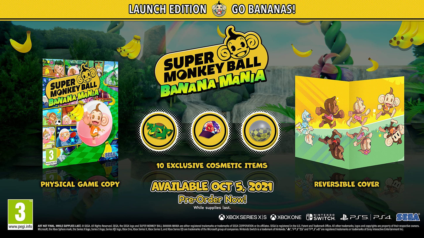 Super Monkey Ball Banana Mania - Launch Edition /PS4 *New & Sealed*