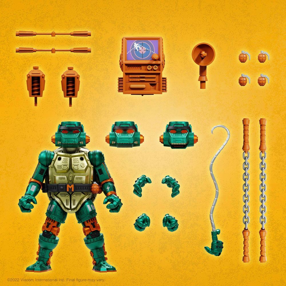 TMNT Ultimates Figure Warrior Metalhead Michelangelo 18cm