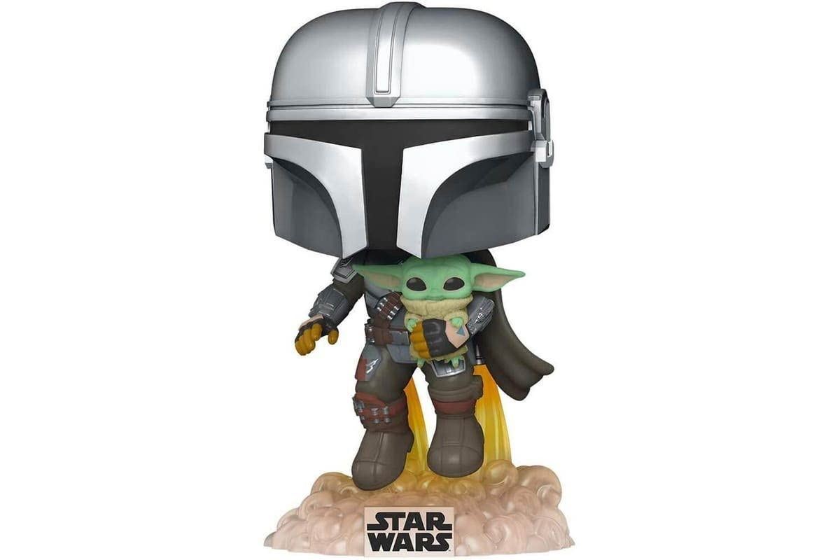 Star Wars The Mandalorian POP! TV Vinyl Figure Mando Flying w/ Jet Pack 9 cm