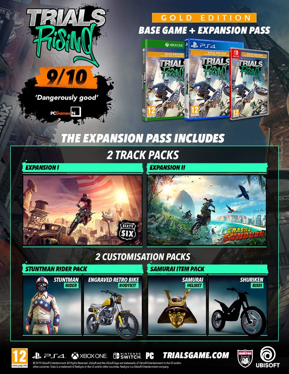 Trials Rising - Gold Edition /PS4 *New & Sealed*