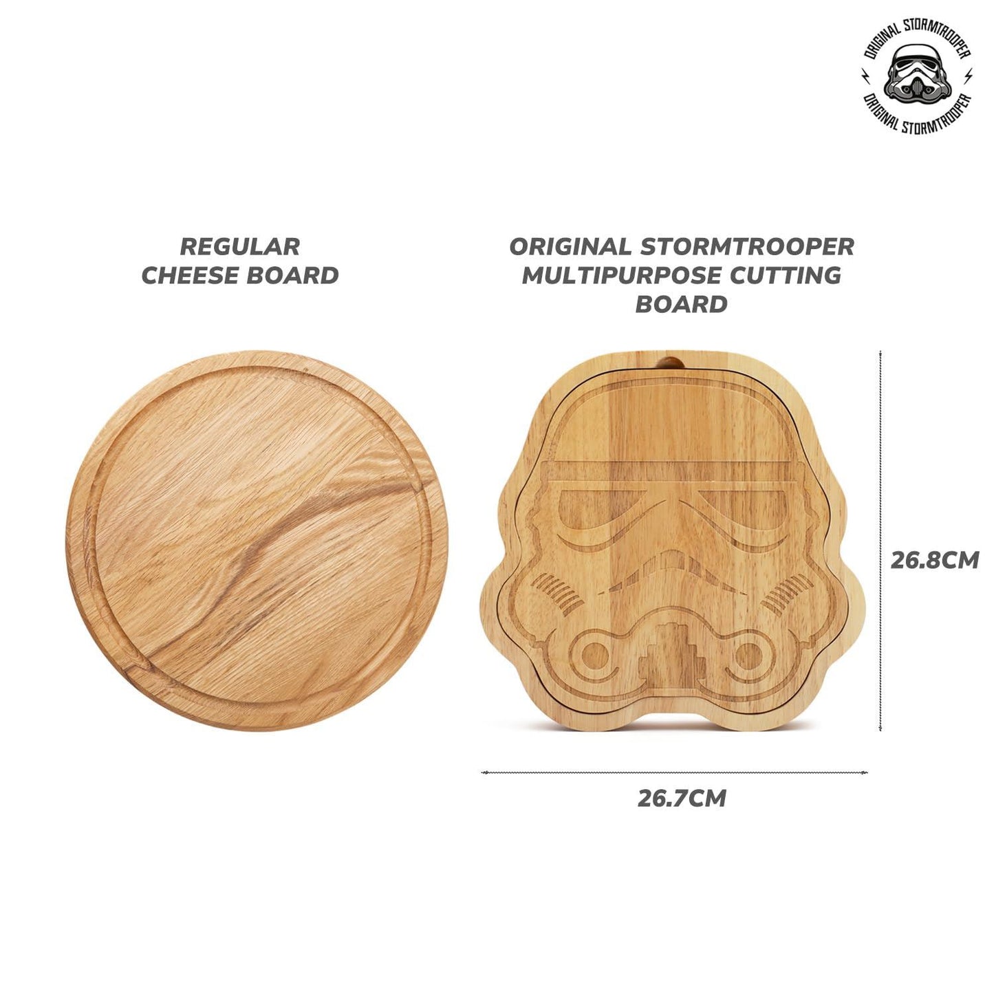 Original Stormtrooper Cheeseboard and Knife Set