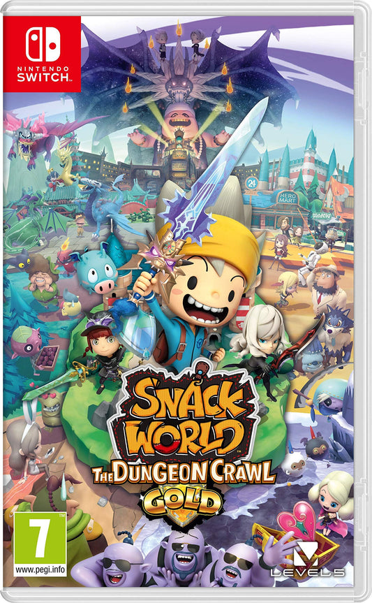 Snack World: The Dungeon Crawl - Gold /Switch *New & Sealed*