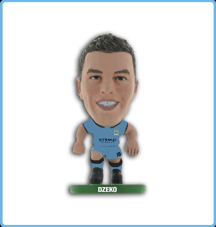 SoccerStarz - Man City Edin Dzeko - Home Kit (2015 version)