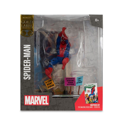 Marvel Collection PVC Statue 1/10 Spider-Man (The Amazing Spider-Man #68) (Gold