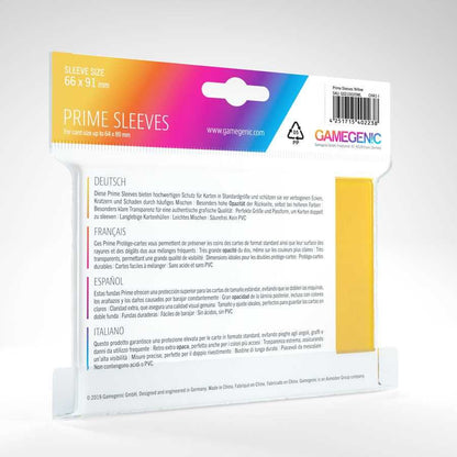 UNIT Gamegenic Prime Sleeves Yellow (100 ct.)