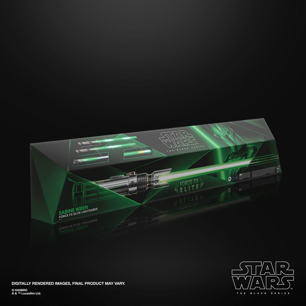 Hasbro Star Wars: Ahsoka Black Series Replica Force FX Elite Lightsaber Sabine