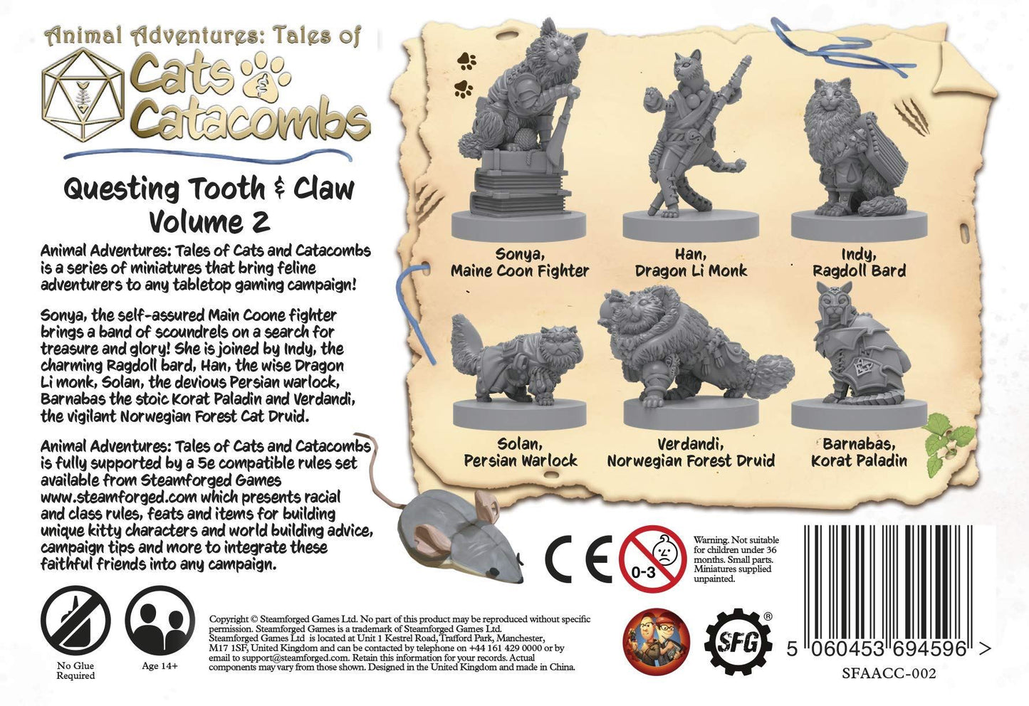 Animal Adventures: Cats and Catacombs Volume 2