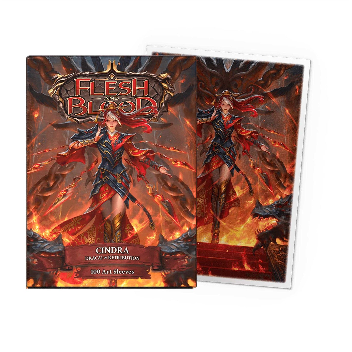 UNIT Matte Art Standard Sleeves: Flesh and Blood - Cindra (100 ct.)