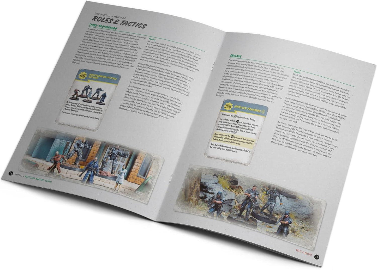 Fallout Wasteland Warfare: Capital Rules Expansion - RPG Book & 135 New Cards