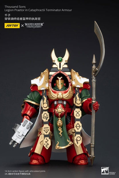 Warhammer The Horus Heresy Action Figure 1/18 Thousand sons Legion Praetor in Ca