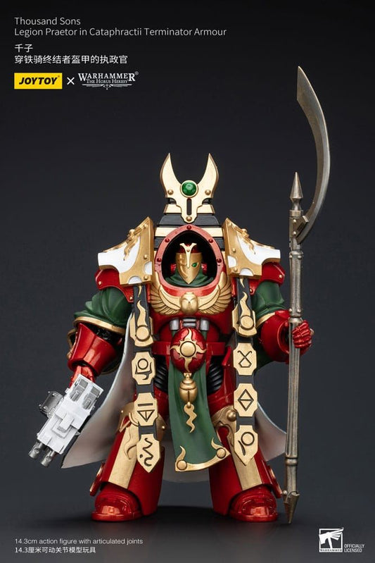 Warhammer The Horus Heresy Action Figure 1/18 Thousand sons Legion Praetor in Ca