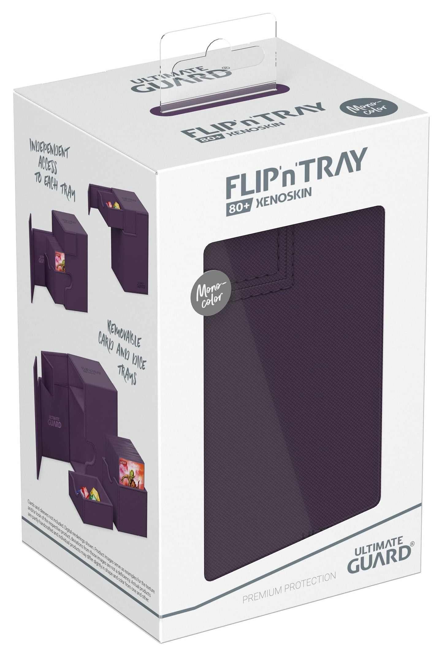 Ultimate Guard Flip`n`Tray 80+ XenoSkin Monocolor Purple