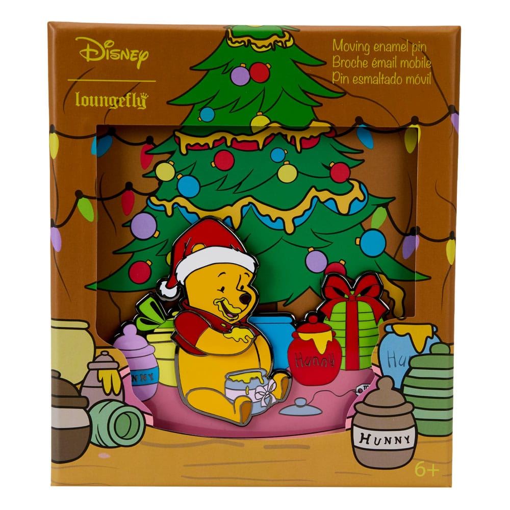 Disney by Loungefly Enamel 3" Pins Winnie the Pooh Honey Present 3" Limited Edit