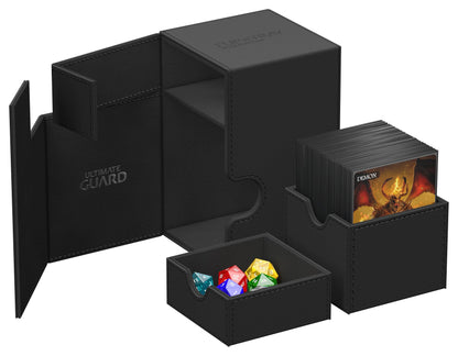 Ultimate Guard Flip`n`Tray 100+ XenoSkin Monocolor Black
